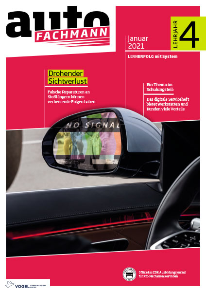 AF-006_LJ44Lxz3U5gTFxXN Titelseite autoFACHMANN Januar 2021 Lehrjahr 4