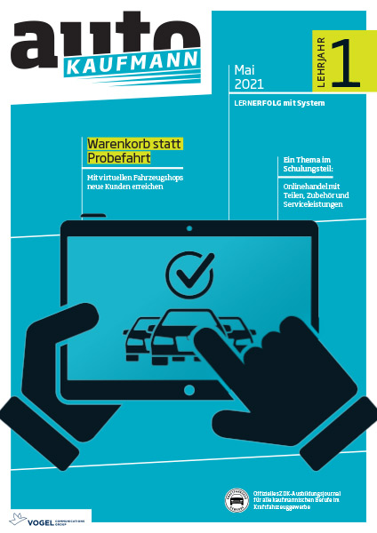 AK-010_LJ1gdfNcUnGqmKyZ Titelseite autoKAUFMANN Mai 2021 Lehrjahr 1