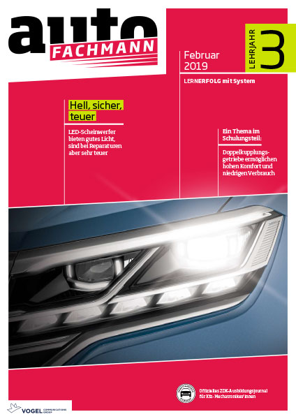 AF-007_LJ38YK7k5etj4yzz Titelseite autoFACHMANN Februar 2019 Lehrjahr 3