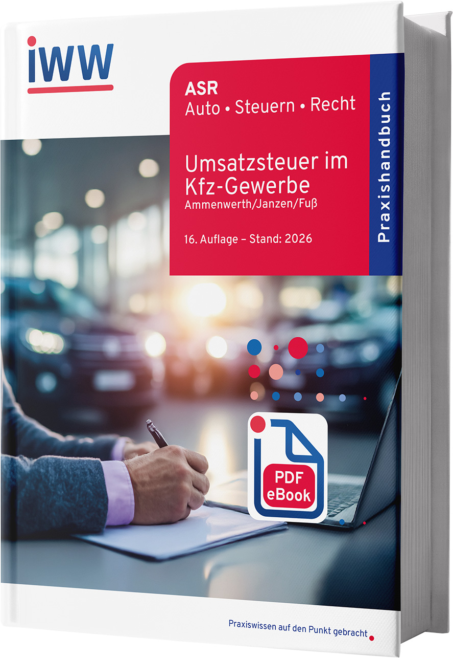 Praxishandbuch Umsatzsteuer im Kfz-Gewerbe 2026 Praxishandbuch_UmsatzsteuerimKfzGewerbe_2026