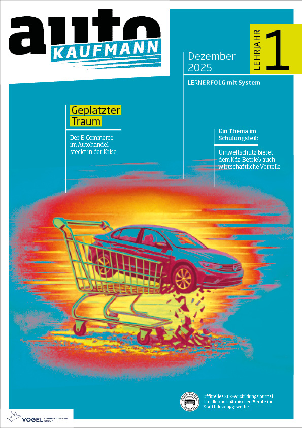 itelseite Magazin autoKAUFMANN Dezember 2025, 1. Lehrjahr