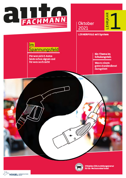 AF-003_LJ1J7InsTPL4zC40 Titelseite autoFACHMANN Oktober 2021 Lehrjahr 1