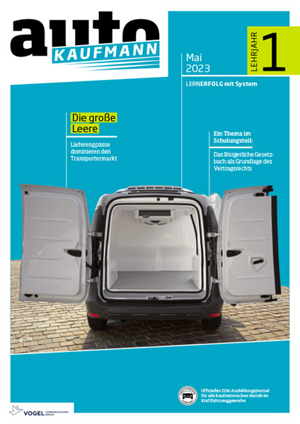 AK-010_LJ10Ym7dTvQj5CrU Titelseite autoKAUFMANN Mai 2023 Lehrjahr 1