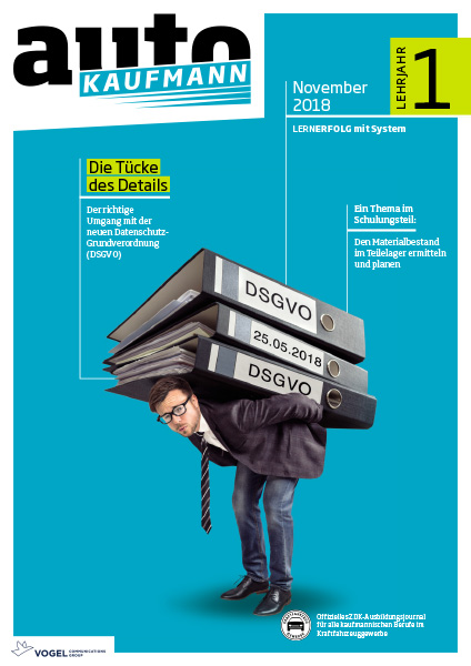 AK-004_LJ1u1cyAiJz1E8aG Titelseite autoKAUFMANN November 2018 Lehrjahr 1