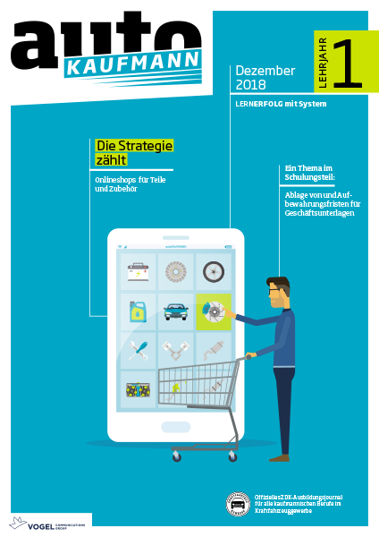 AK-005_LJ1 Titelseite autoKAUFMANN Dezember 2018 Lehrjahr 1