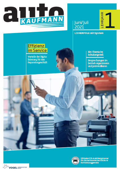 AK-011_LJ1LJAbkCRzYJTgb Titelseite autoKAUFMANN Juni/Juli 2021 Lehrjahr 3