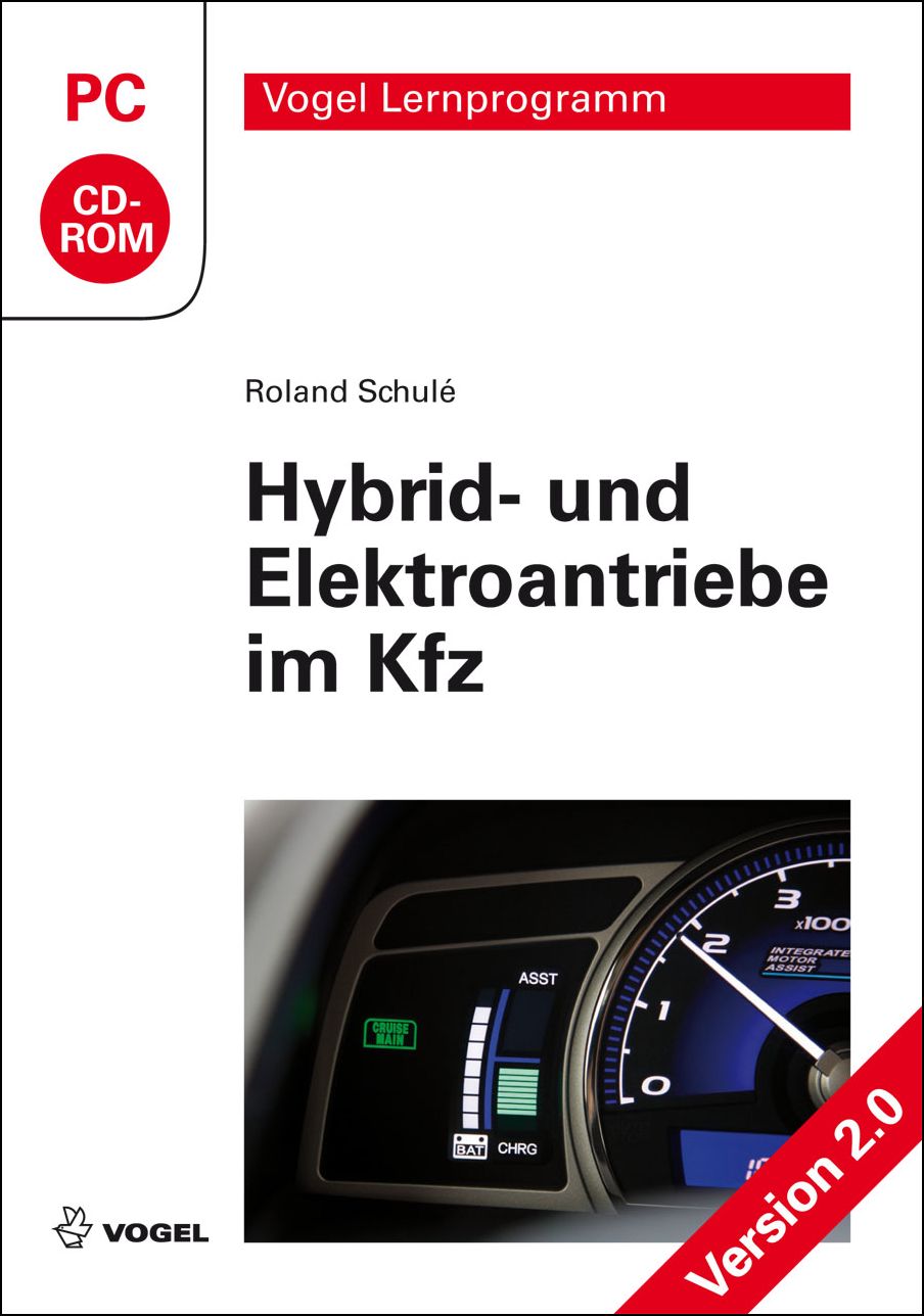 Cover des Buchs Hybrid- und Elektroantriebe im Kfz (CD-ROM) des Autors Roland Schulé