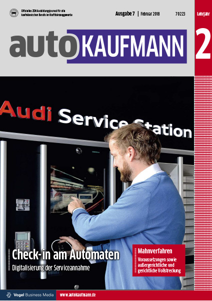 autoKAUFMANN 7/2018 Lehrjahr 2