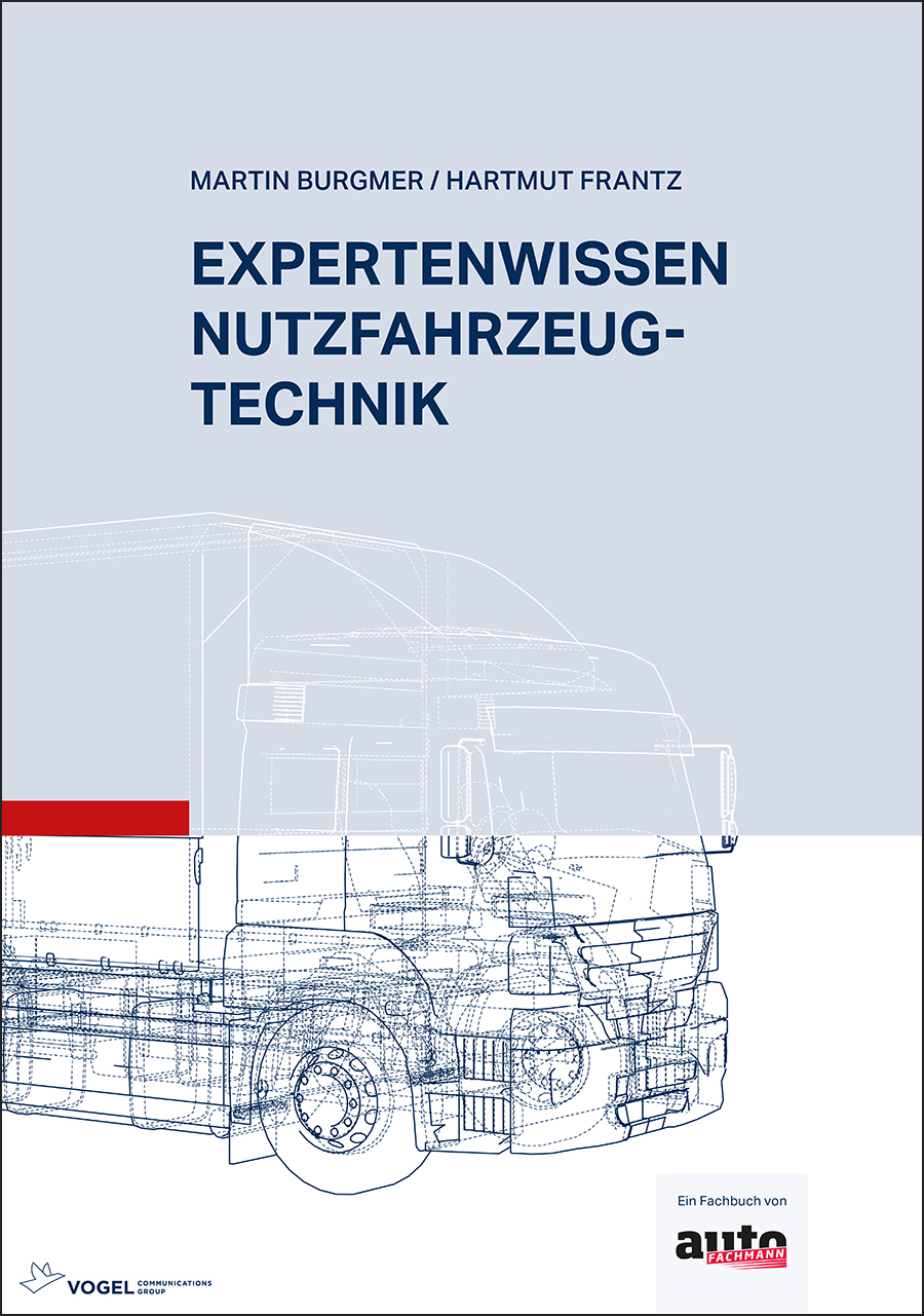 3421 Cover des Buchs Expertenwissen Nutzfahrzeugtechnik der Autoren Martin Burgmer und Hartmut Frantz