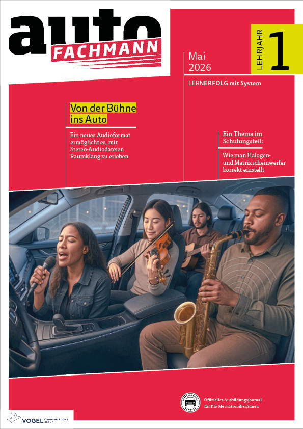 Titelseite Magazin autoFACHMANN Mai 2026 1. Lehrjahr