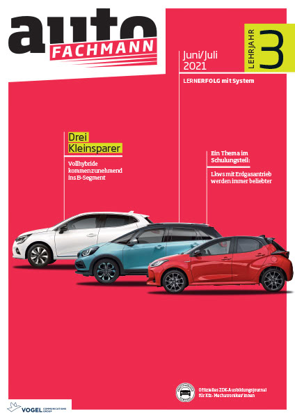 AF-011_LJ3539kkV4XTYoz6 Titelseite autoFACHMANN Juni/Juli 2021 Lehrjahr 3